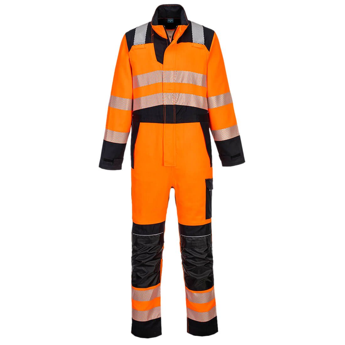 Portwest PW3 FR Overall FR509 vlamvertragend HVO antistatisch HiVis oranje-zwart(OB)