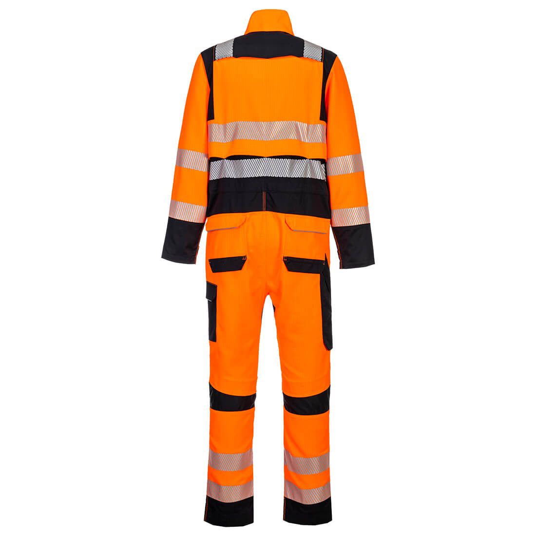 Portwest PW3 FR Overall FR509 vlamvertragend HVO antistatisch HiVis oranje-zwart(OB)