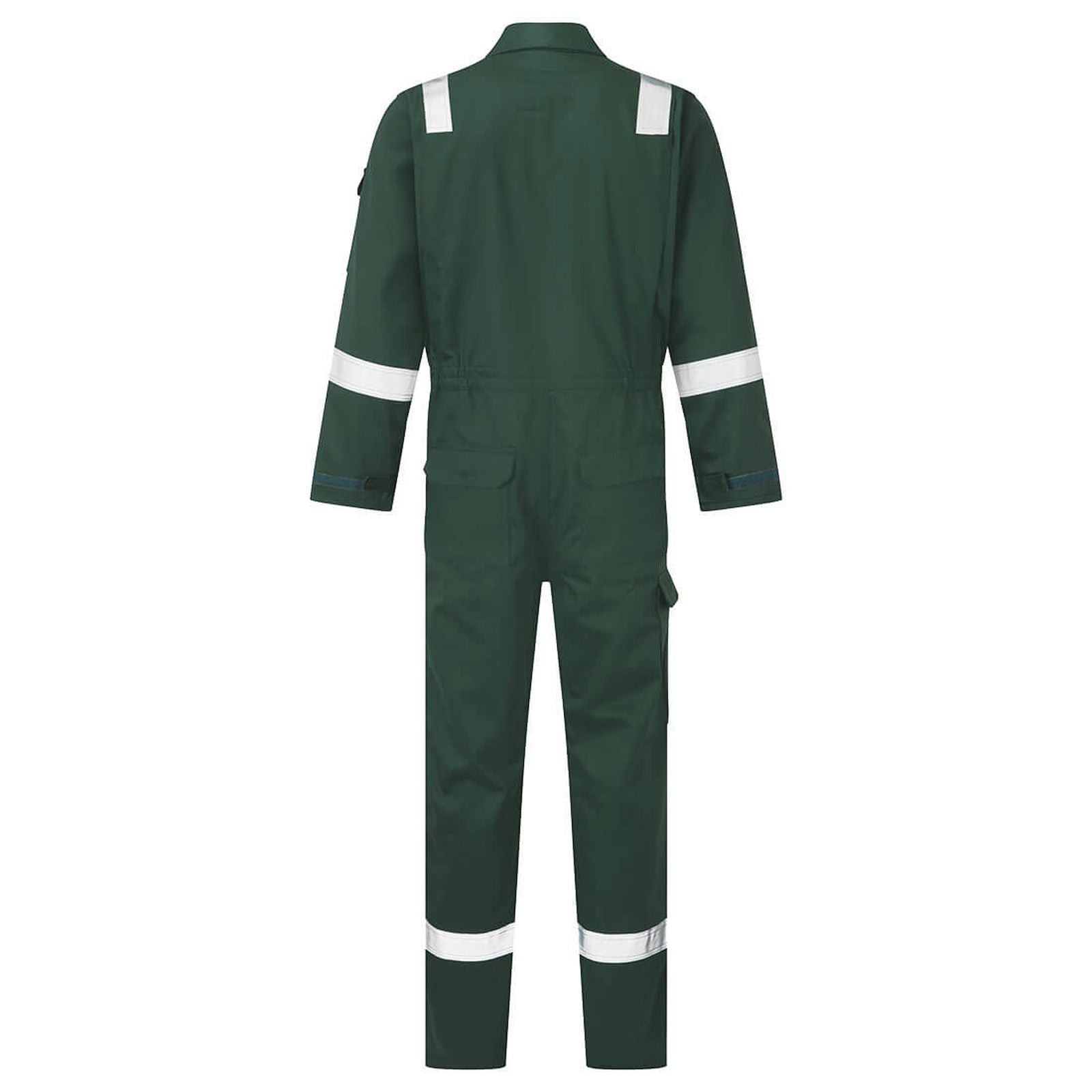 Portwest Bizflame Plus FR Overall FR50 vlamvertragend antistatische 350gr lasbescherming klasse 2 groen(GN)