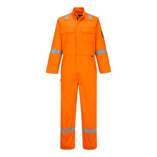 Portwest Bizflame Work+ Vlamvertragend Multi-norm Coverall FR513 FR oranje(OR)