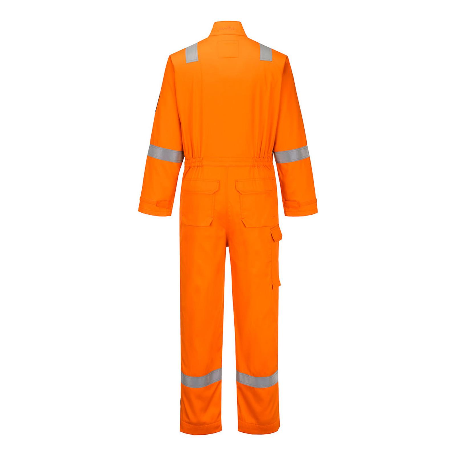Portwest Bizflame Work+ Vlamvertragend Multi-norm Coverall FR513 FR oranje(OR)