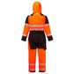 Portwest PW3 Vlamvertragend Multi-norm Winteroverall FR516 Modaflame regen + Hi-Vis Multi-Norm vlamvertragend oranje-zwart(OB)