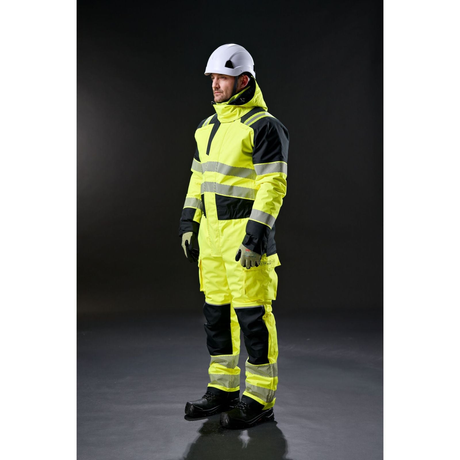 Portwest PW3 FR Winteroverall FR516 vlamvertragend Modaflame Hi-Vis geel-zwart(YB)