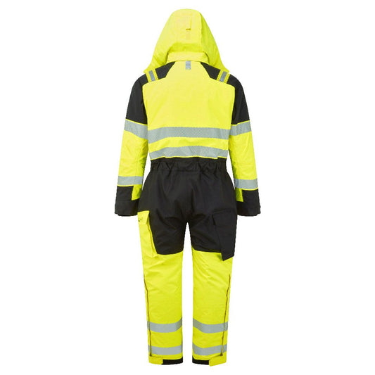 Portwest PW3 FR Winteroverall FR516 vlamvertragend Modaflame Hi-Vis geel-zwart(YB)
