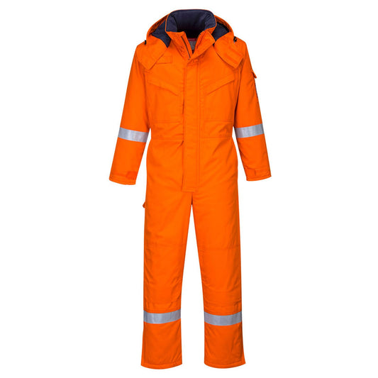 Portwest Bizflame Plus Overalls FR53 Vlamvertragend- antistatisch oranje(OR)