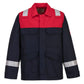 Portwest Bizflame Plus Jassen FR55 Vlamvertragend- antistatisch marineblauw-rood(NA)