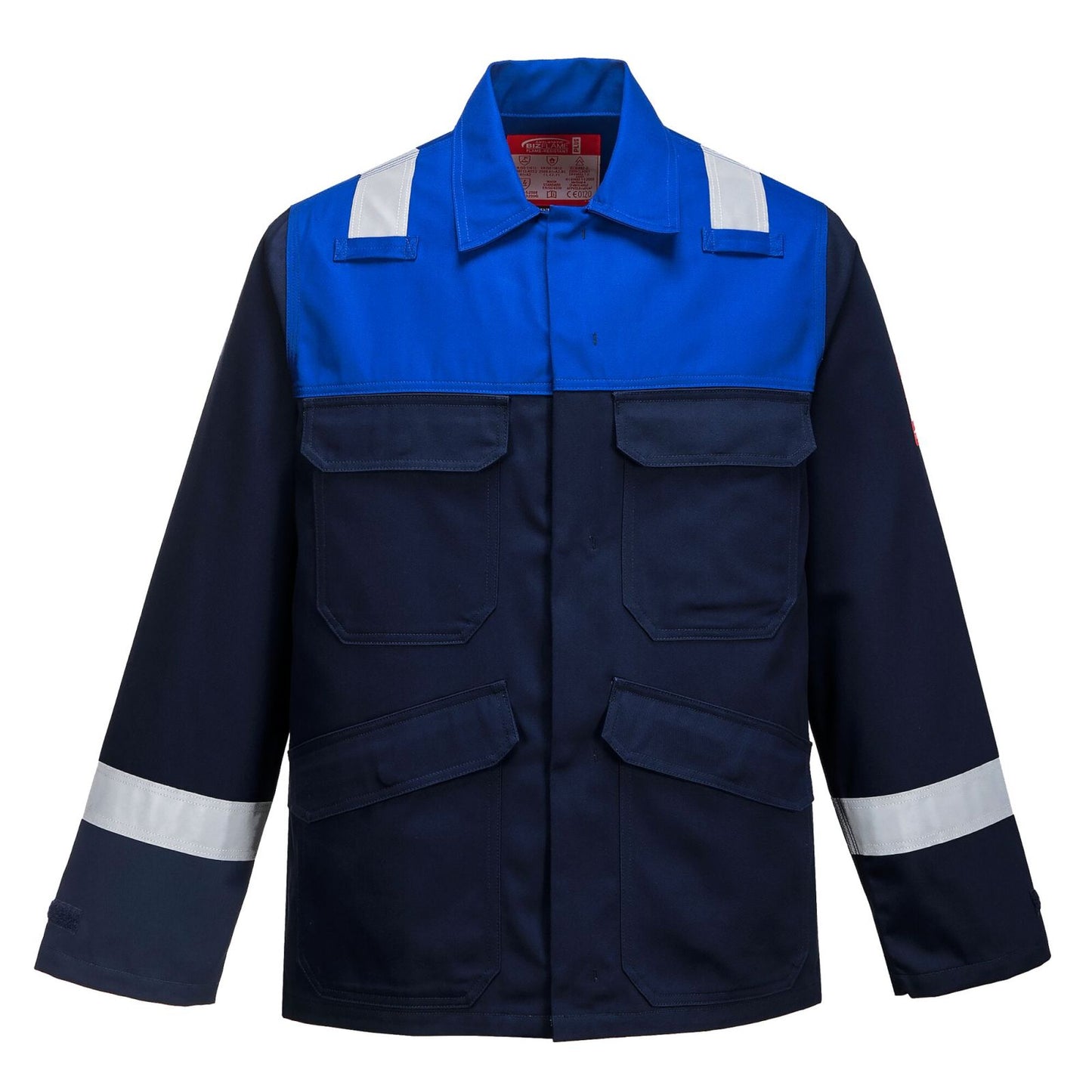 Portwest Bizflame Jassen FR55 marineblauw-koningsblauw(NR)