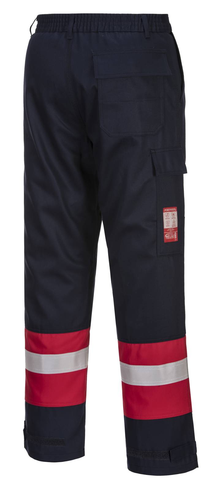 Portwest Bizflame Broeken FR56 Vlamvertragend marineblauw-rood(NA)