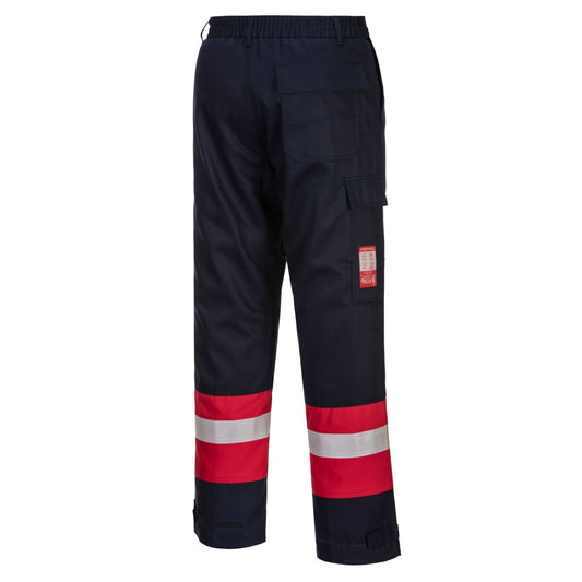 Portwest Bizflame Broeken FR56 Vlamvertragend marineblauw-rood(NA)