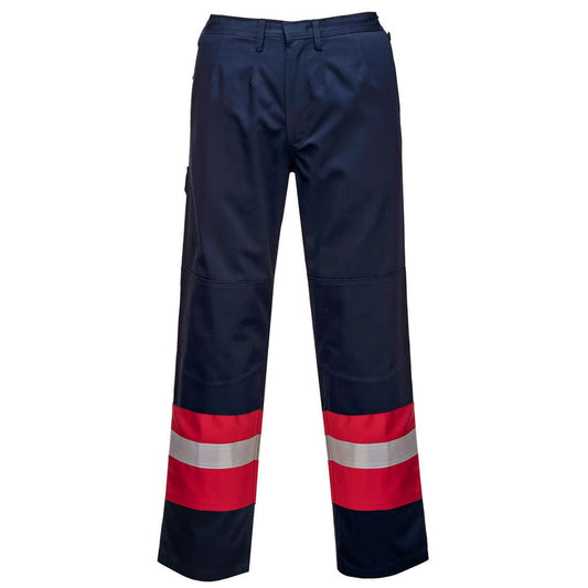 Portwest Bizflame Broeken FR56 Vlamvertragend marineblauw-rood(NA)