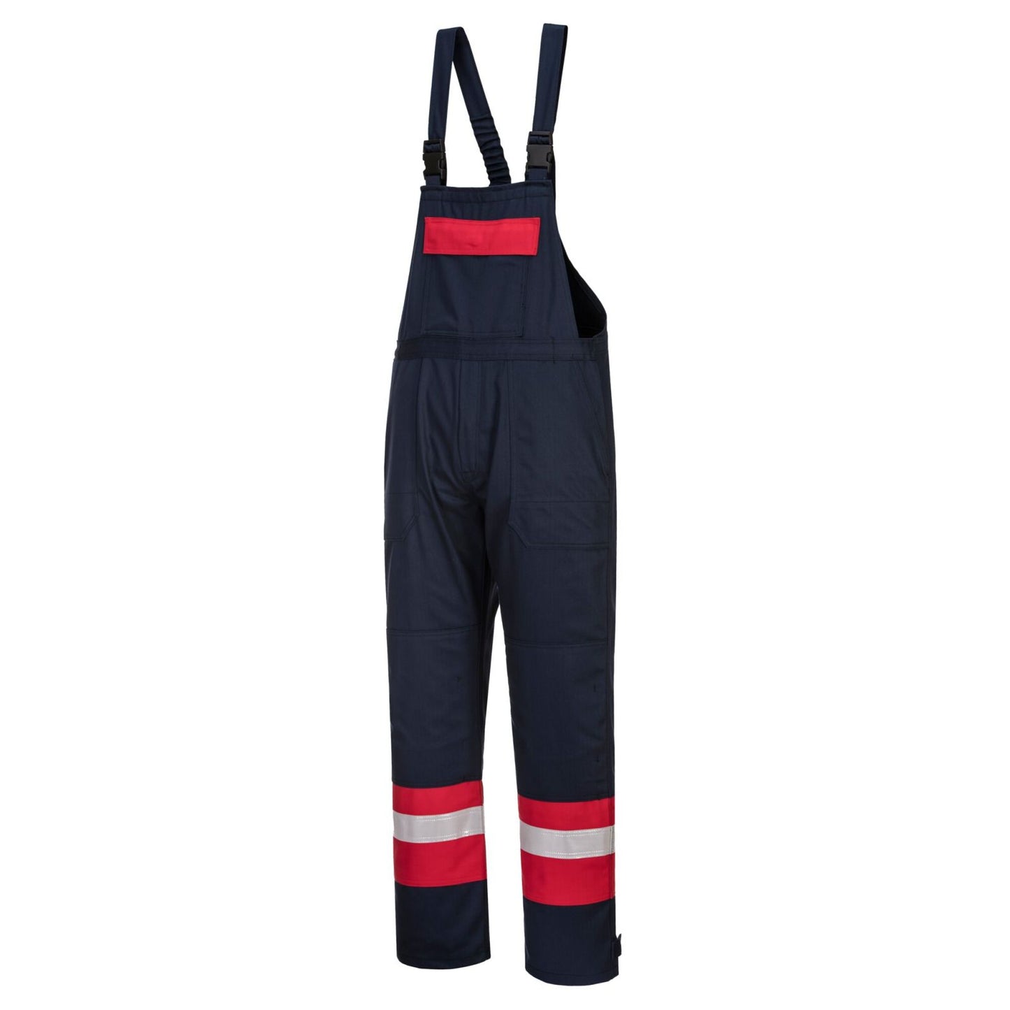 Portwest Bizflame Plus Am. Overalls FR57 Vlamvertragend- antistatisch marineblauw-rood(NA)