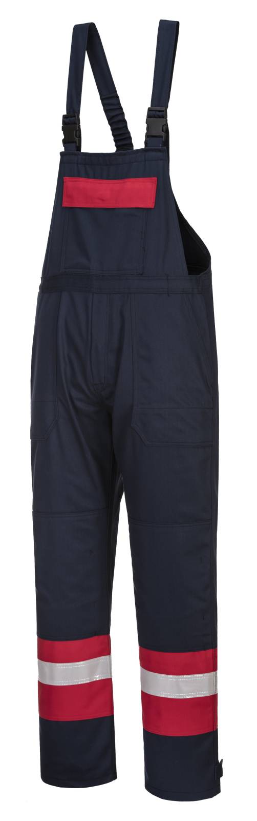 Portwest Bizflame Plus Am. Overalls FR57 Vlamvertragend- antistatisch marineblauw-rood(NA)