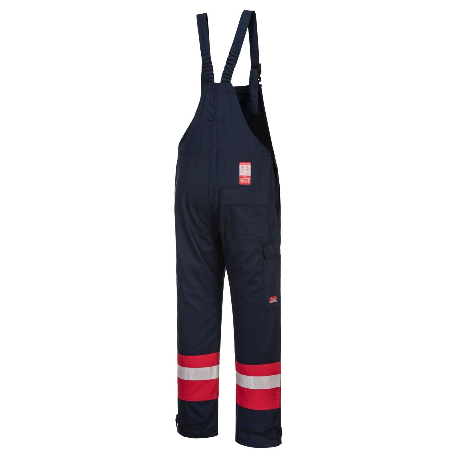 Portwest Bizflame Plus Am. Overalls FR57 Vlamvertragend- antistatisch marineblauw-rood(NA)