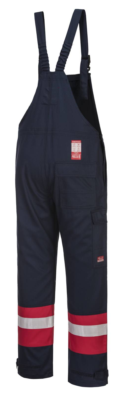 Portwest Bizflame Plus Am. Overalls FR57 Vlamvertragend- antistatisch marineblauw-rood(NA)