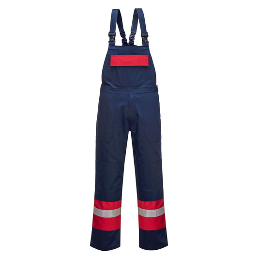 Portwest Bizflame Plus Am. Overalls FR57 Vlamvertragend- antistatisch marineblauw-rood(NA)