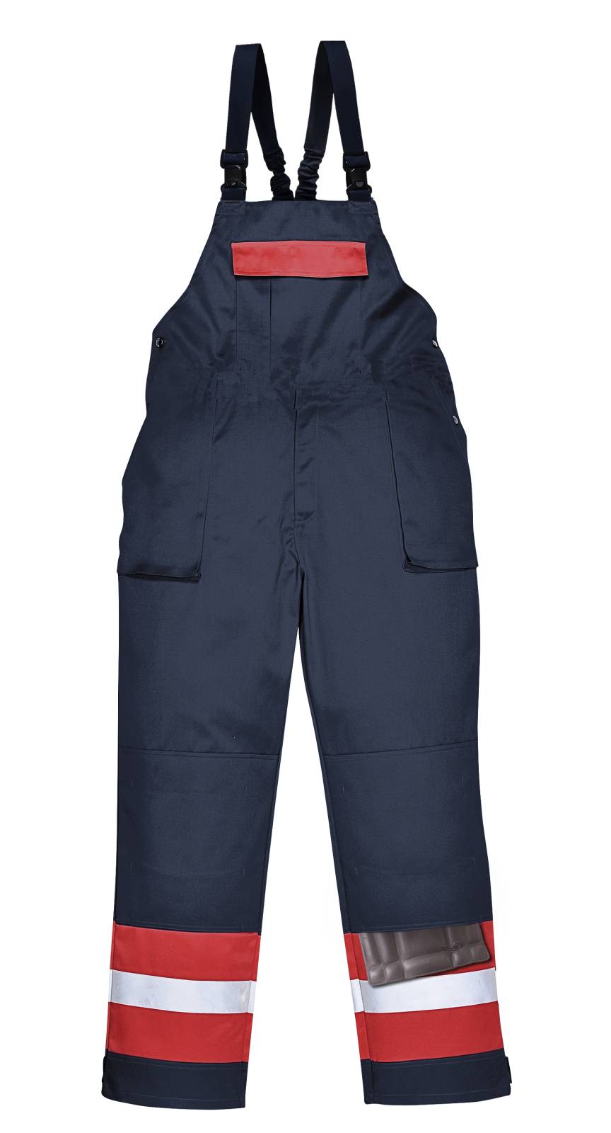 Portwest Bizflame Plus Am. Overalls FR57 Vlamvertragend- antistatisch marineblauw-rood(NA)
