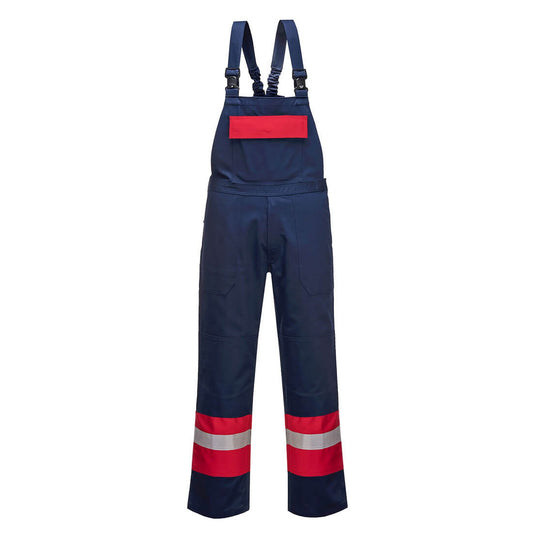 Portwest Bizflame Plus Am. Overalls FR57 Vlamvertragend- antistatisch marineblauw-rood(NA)