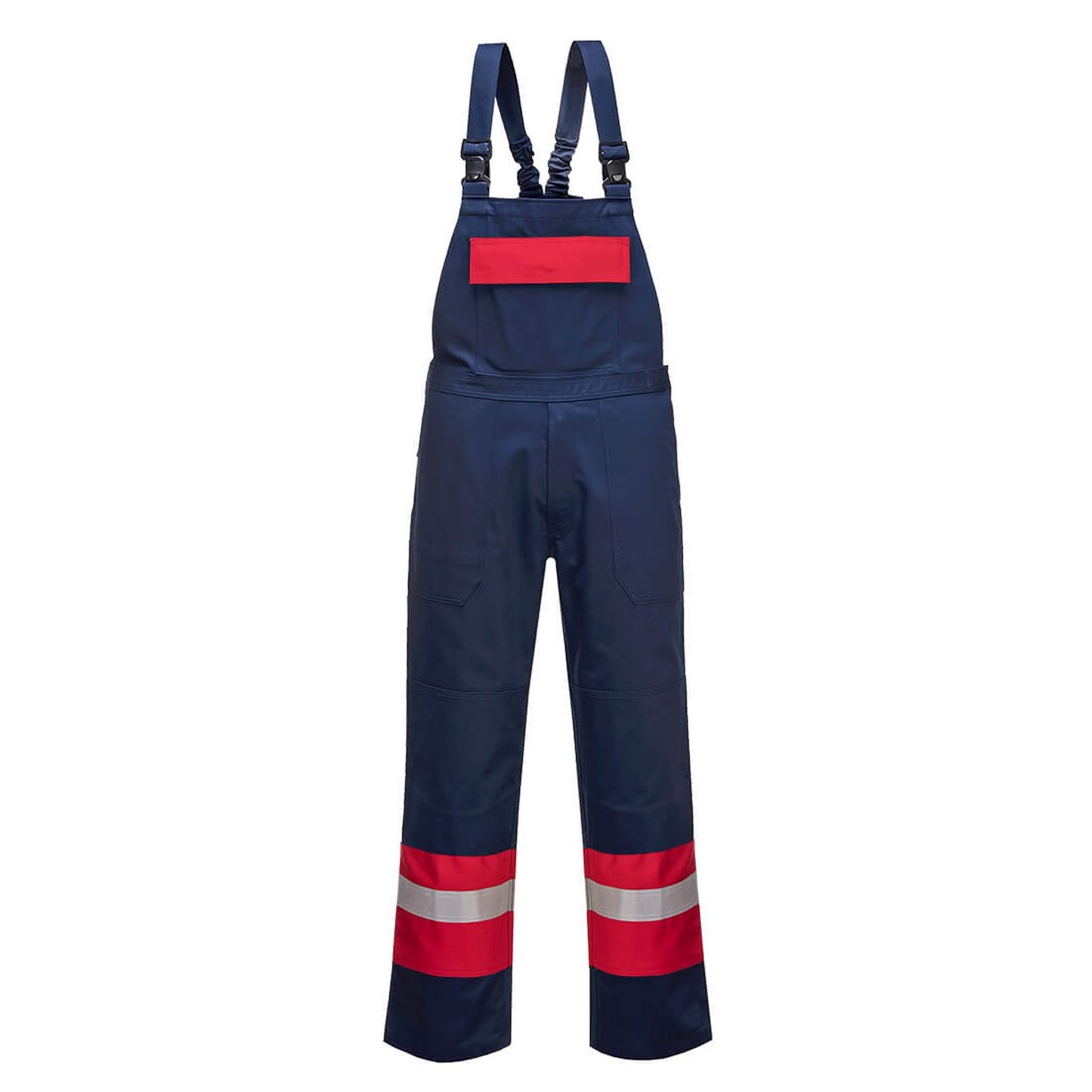 Portwest Bizflame Plus Am. Overalls FR57 Vlamvertragend- antistatisch marineblauw-rood(NA)