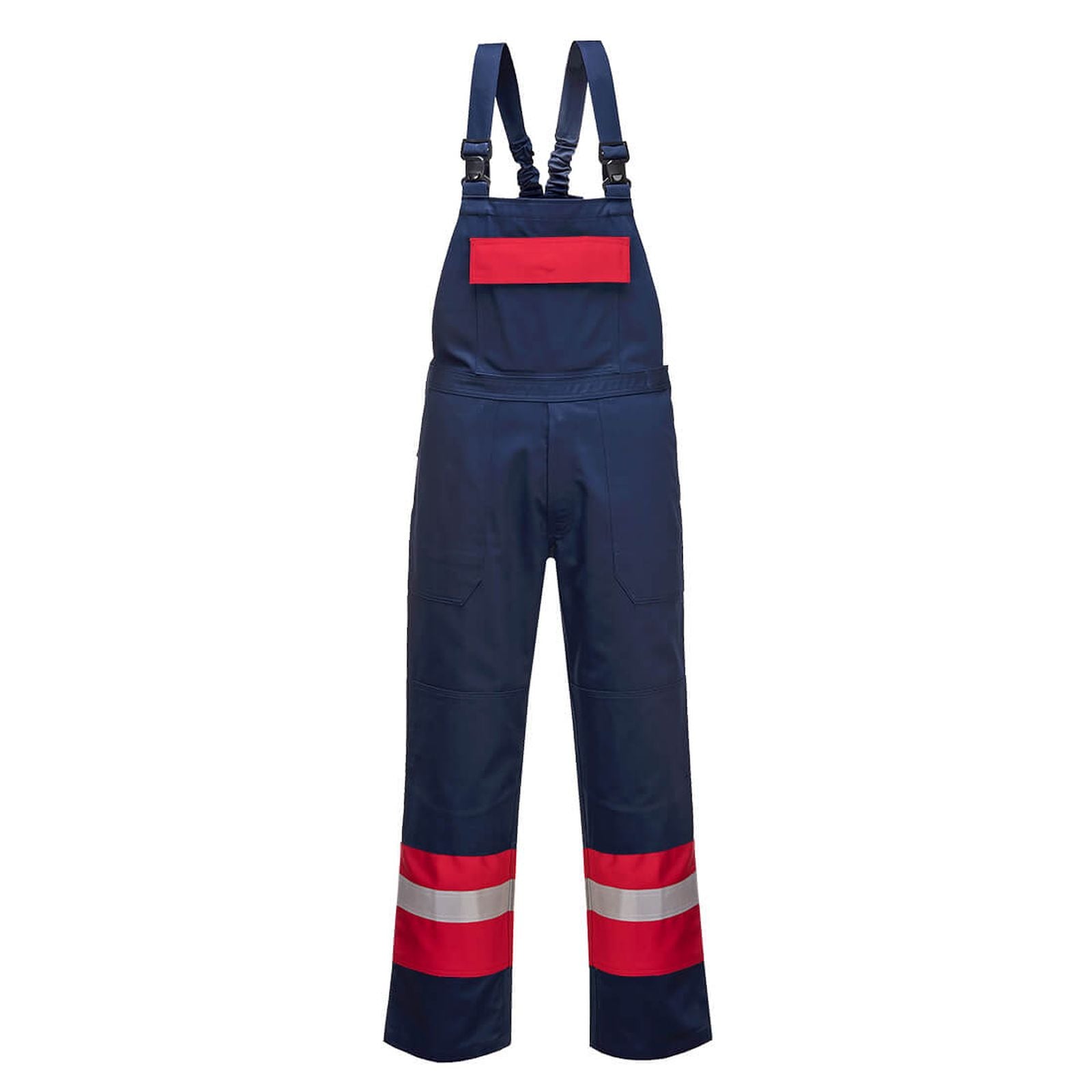 Portwest Bizflame Plus Am. Overalls FR57 Vlamvertragend- antistatisch marineblauw-rood(NA)