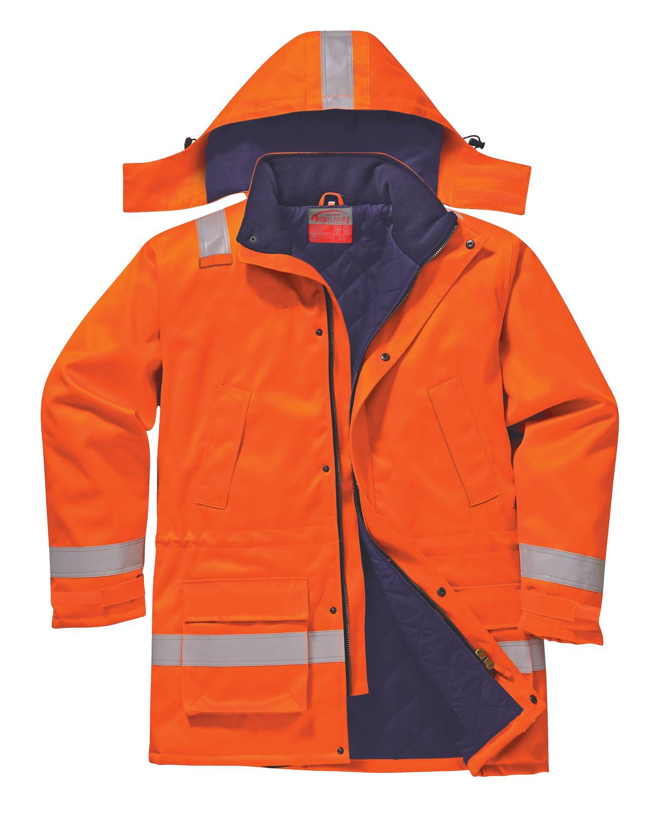 Portwest Bizflame Plus Jassen FR59 Vlamvertragend- antistatisch oranje(OR)