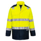 Portwest Bizflame Multi-Hazard Jack FR605 Light Arc Hi-Vis Regen+ vlamboog geel-marineblauw(YN)