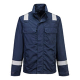 Portwest Jas FR609 stralingswarmte convectie contacthitte Klasse 2 lasbescherming marineblauw(NA)
