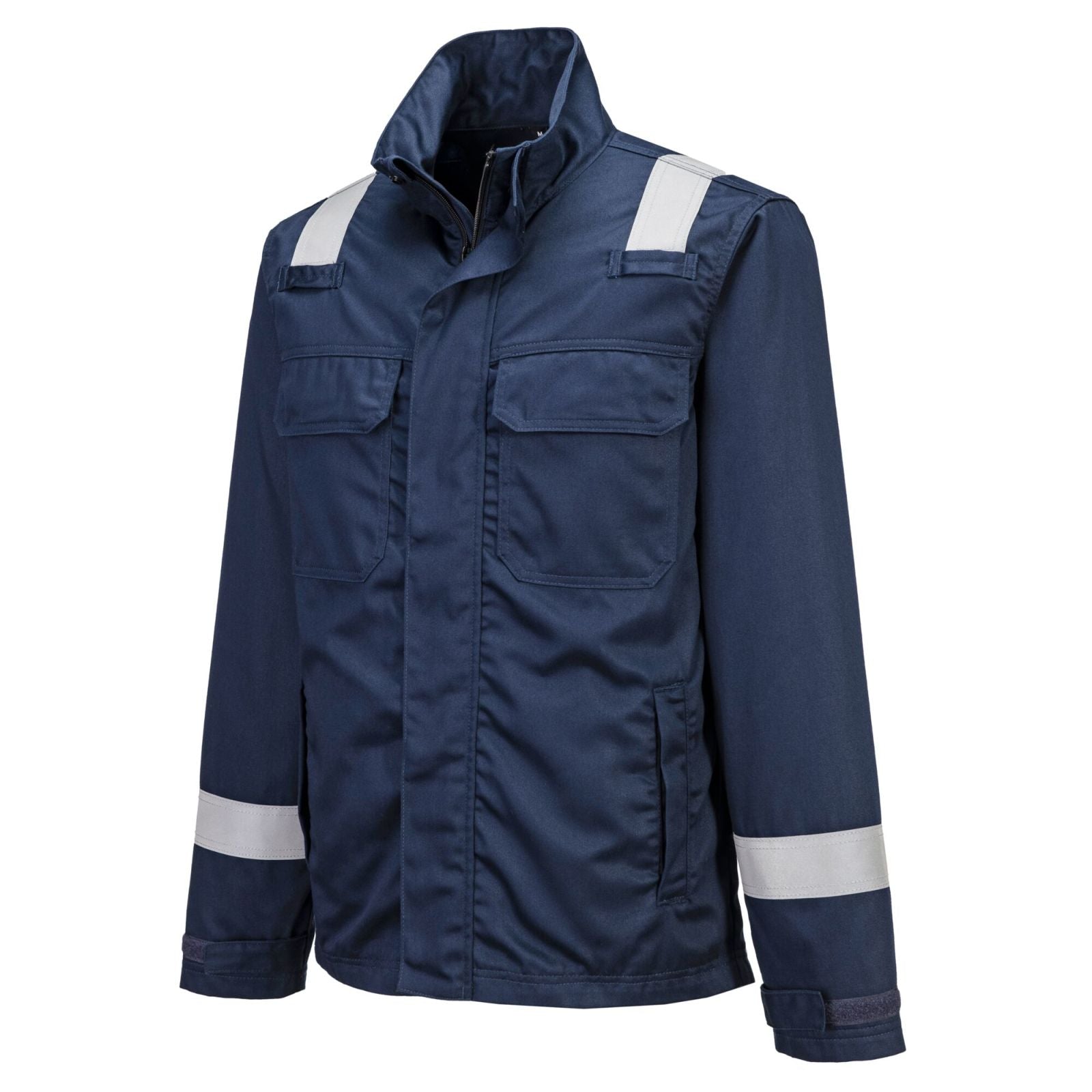 Portwest Jas FR609 stralingswarmte convectie contacthitte Klasse 2 lasbescherming marineblauw(NA)