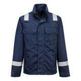 Portwest Jas FR609 stralingswarmte convectie contacthitte Klasse 2 lasbescherming marineblauw(NA)