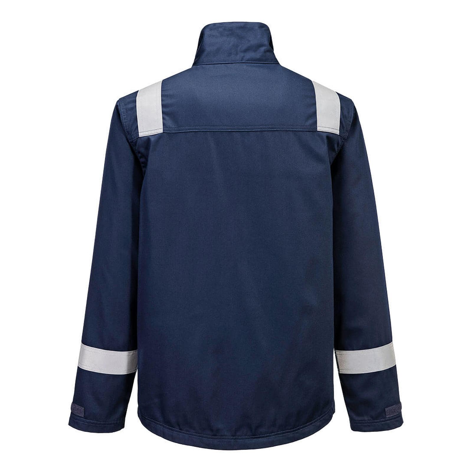 Portwest Jas FR609 stralingswarmte convectie contacthitte Klasse 2 lasbescherming marineblauw(NA) Klant 484
