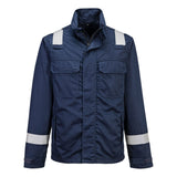 Portwest Jas FR609 stralingswarmte convectie contacthitte Klasse 2 lasbescherming marineblauw(NA)