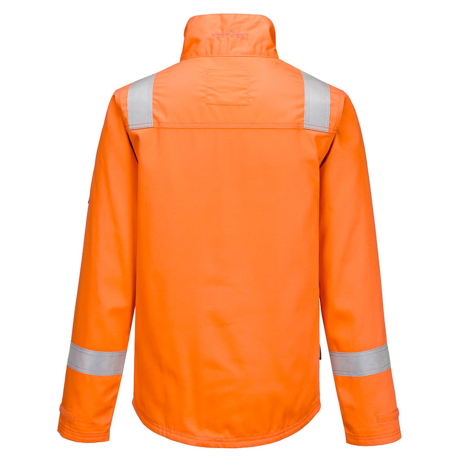 Portwest Bizflame Work Vlamvertragend Multi-norm Jack FR609 Chemicaliënwerend oranje(OR)