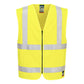 Portwest Bizflame Vest HV Vlamvertragend Multi-norm Veiligheidsvest FR615 Bizflame Hi-Vis FR rits geel(YE)