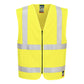Portwest Bizflame Vest HV Vlamvertragend Multi-norm Veiligheidsvest FR615 Bizflame Hi-Vis FR rits geel(YE)
