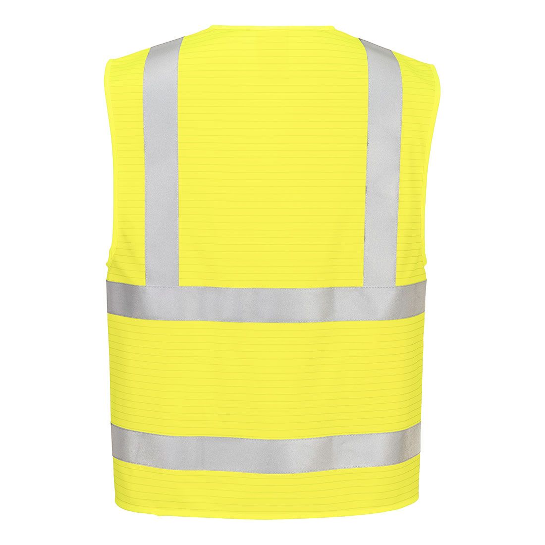Portwest Bizflame Vest HV Vlamvertragend Multi-norm Veiligheidsvest FR615 Bizflame Hi-Vis FR rits geel(YE)