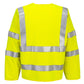 Portwest Bizflame Vest HV Vlamvertragend Multi-norm Veiligheidsvest FR616 Bizflame Hi-Vis FR lange mouwen rits geel(YE)