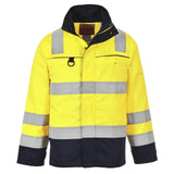 Portwest Bizflame Jassen FR61 Multinorm HiVis geel-marineblauw(YN)
