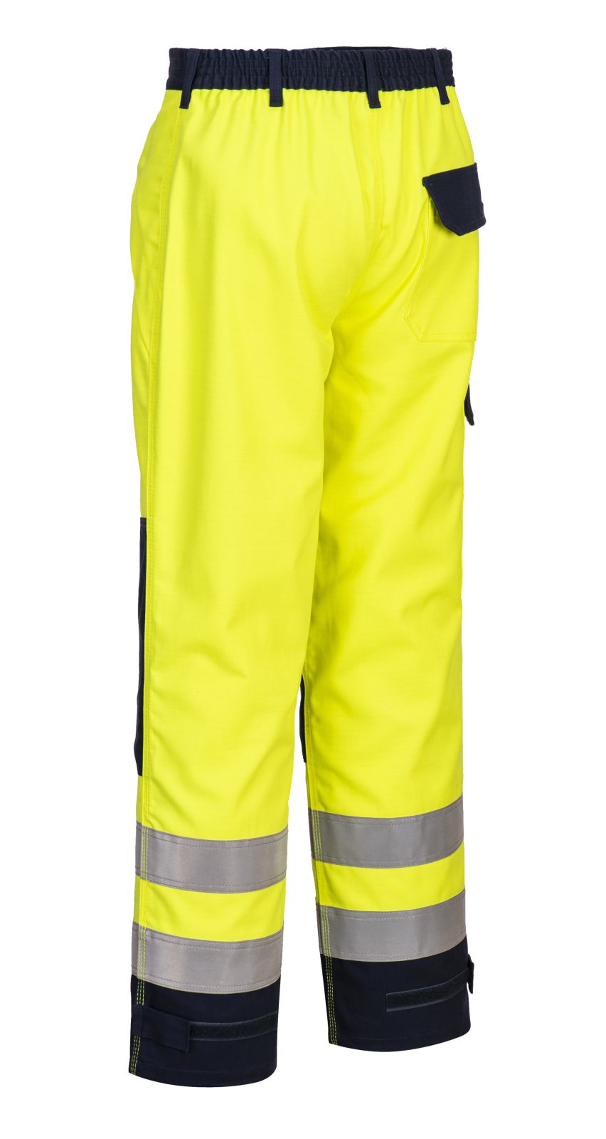 Portwest Bizflame Broeken FR62 Multinorm HiVis geel-marineblauw(YN)