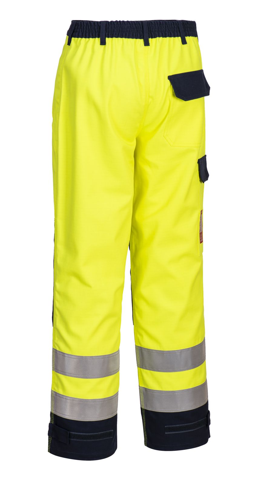 Portwest Bizflame Broeken FR62 Multinorm HiVis geel-marineblauw(YN)