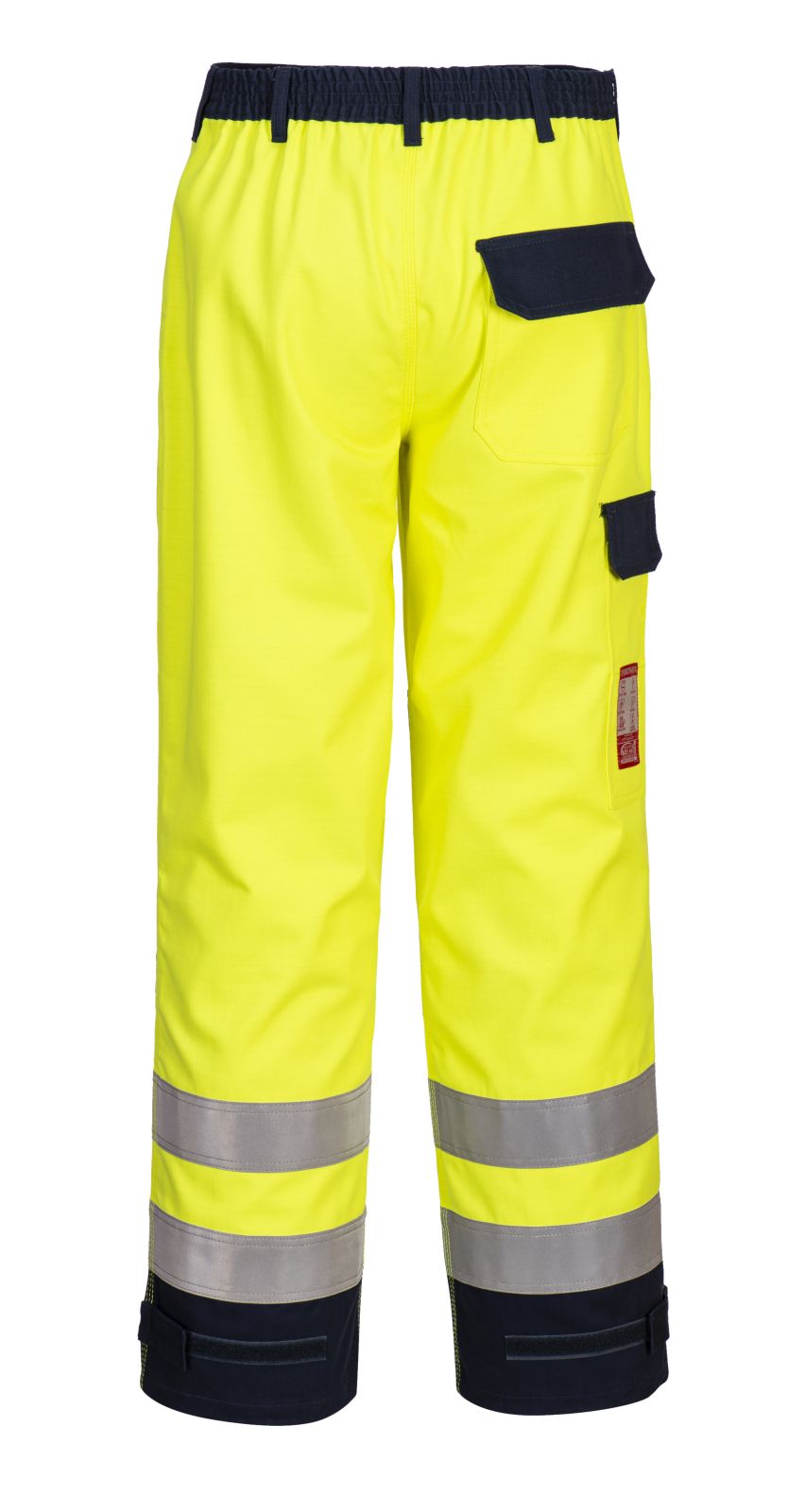 Portwest Bizflame Broeken FR62 Multinorm HiVis geel-marineblauw(YN)