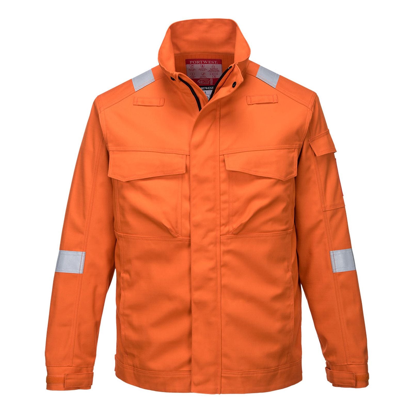 Portwest Bizflame Jassen FR68 Vlamvertragend- antistatisch oranje(OR)