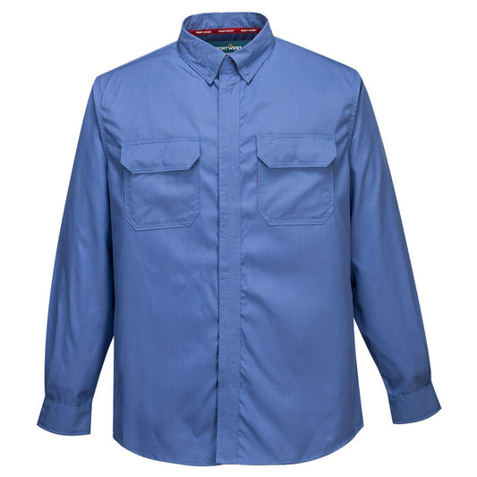 Portwest Bizflame Shirts FR69 Vlamvertragend blauw(BL)