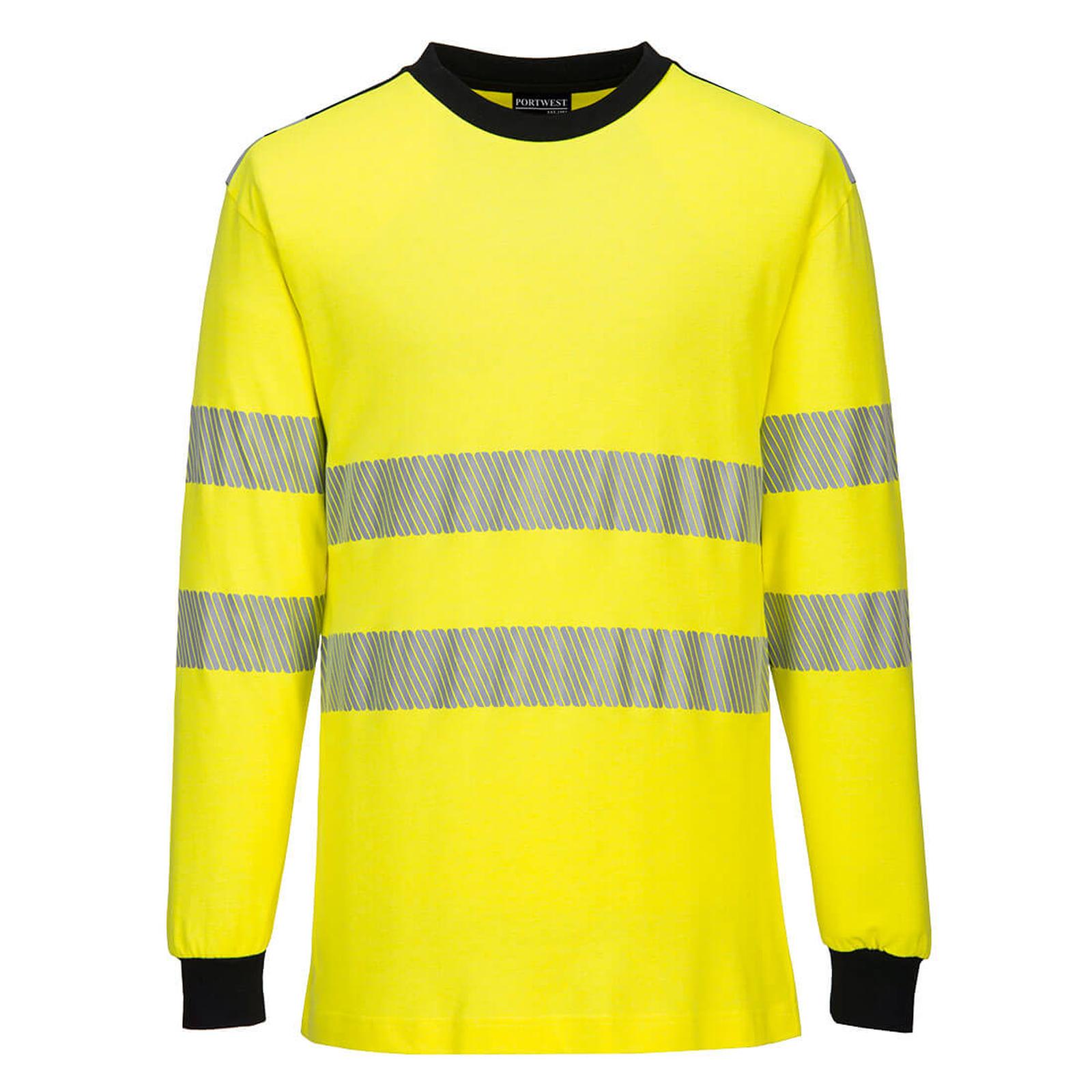 Portwest T-shirts FR701 geel-zwart(YB)