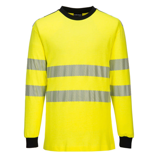 Portwest T-shirts FR701 geel-zwart(YB)