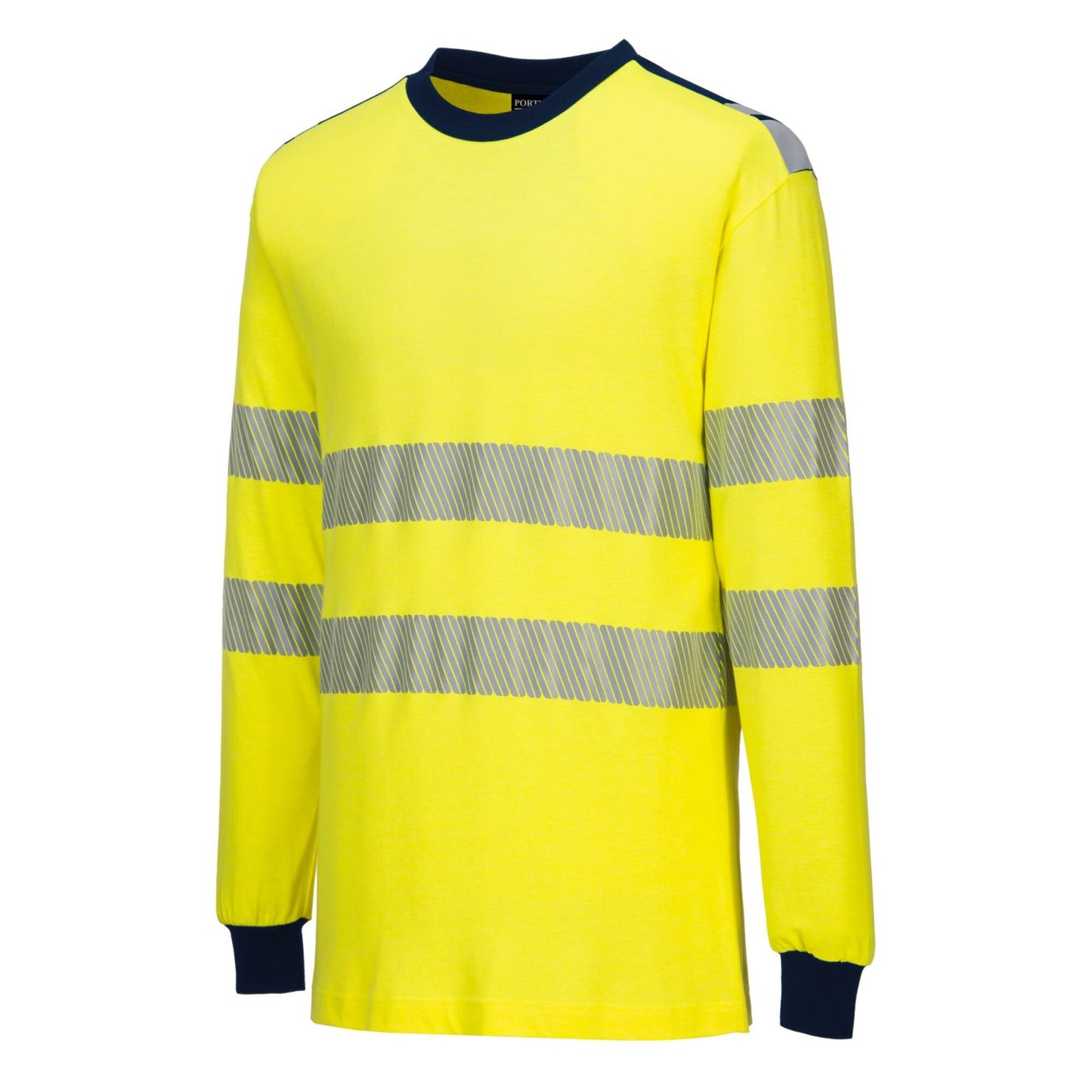Portwest T-shirts FR701 geel-marineblauw(YN)