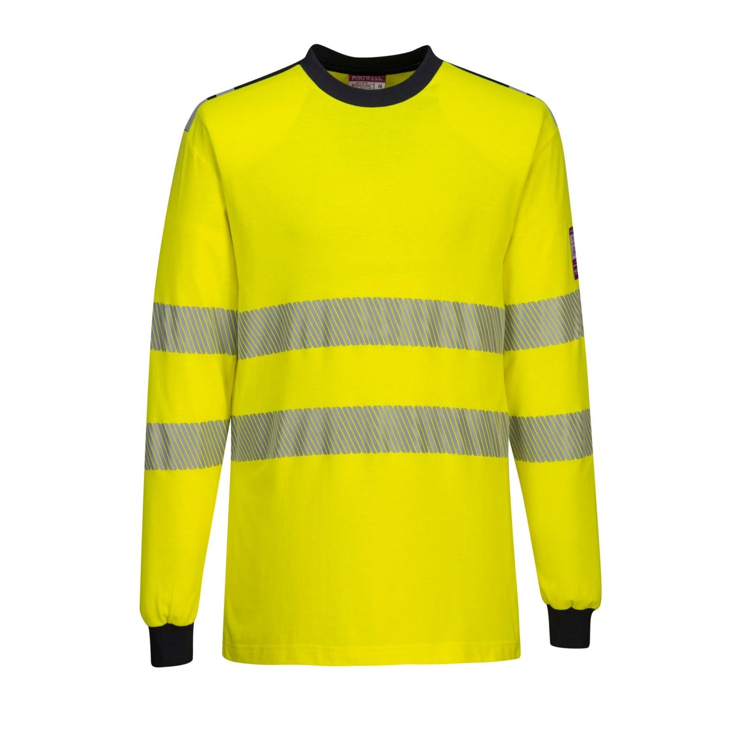 Portwest T-shirts FR701 geel-marineblauw(YN)