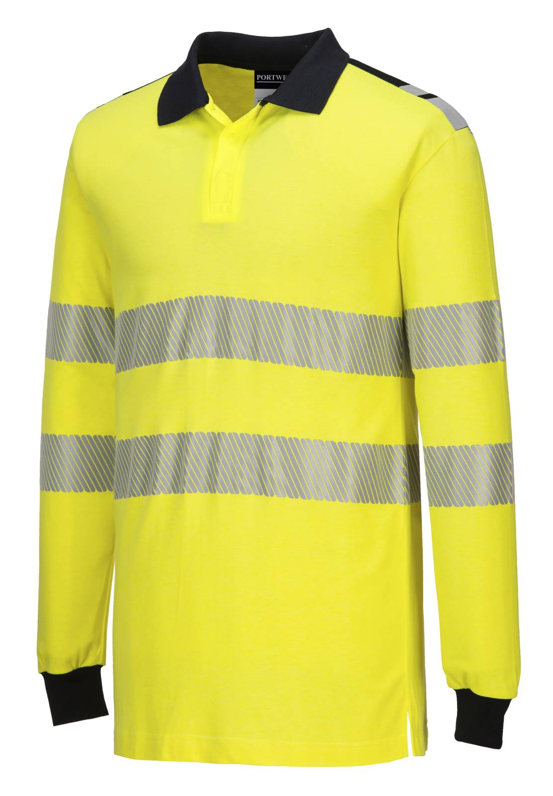 Portwest Polo's FR702 geel-zwart(YB)