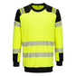 Portwest PW3 Vlamvertragend Multi-norm Sweatshirt FR707 Modaflame gebreid Hi-Vis FR geel-zwart(YB)