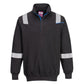 Portwest WX3 sweatshirt FR710 vlamvertragend HiVis zwart(BK)
