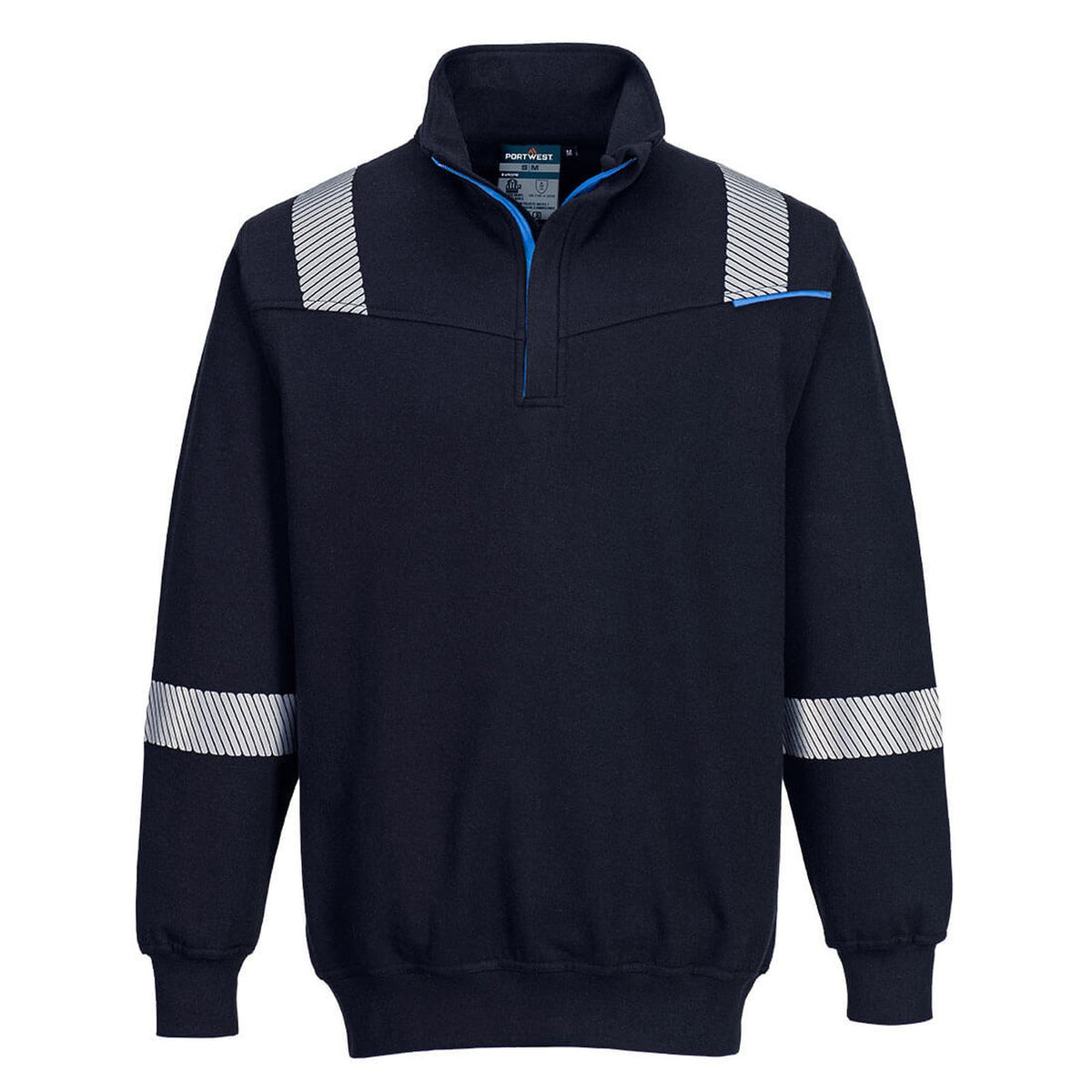 Portwest WX3 Vlamvertragend Multi-norm Sweatshirt FR710 Vlamwerend marineblauw(NV)