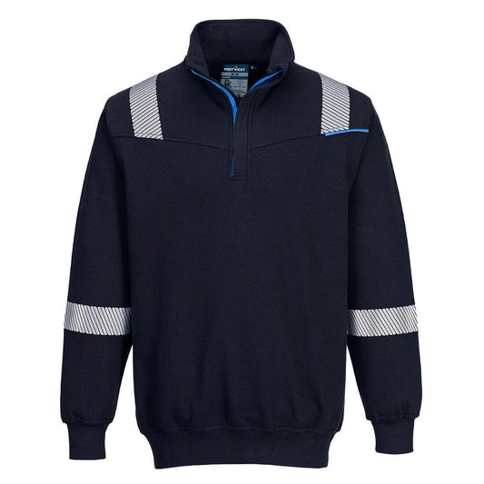 Portwest WX3 Vlamvertragend Multi-norm Sweatshirt FR710 Vlamwerend marineblauw(NV)
